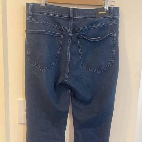 Express Womens Flare High Rise Stretch Hi Rise Jeans Size 10 R - Picture 11 of 13